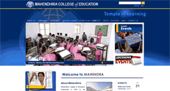 Desktop Screenshot of mahendraeducation.com