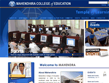 Tablet Screenshot of mahendraeducation.com